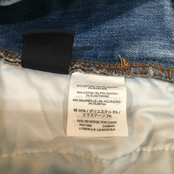 J. Crew Vintage Straight Leg With Slit Hem Size 31T - Picture 5 of 6